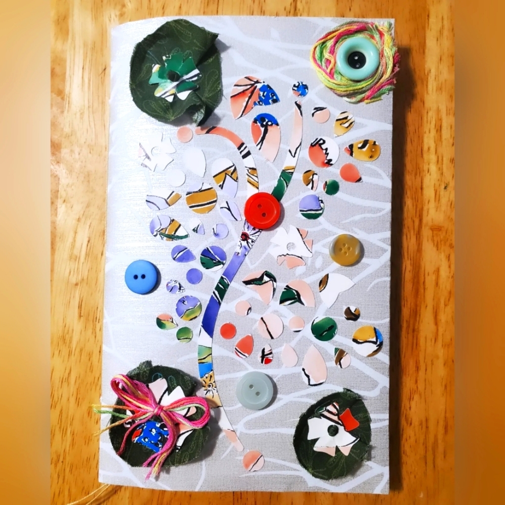 😀 HAND CRAFTED Junk journal scrapbook album notebook journal